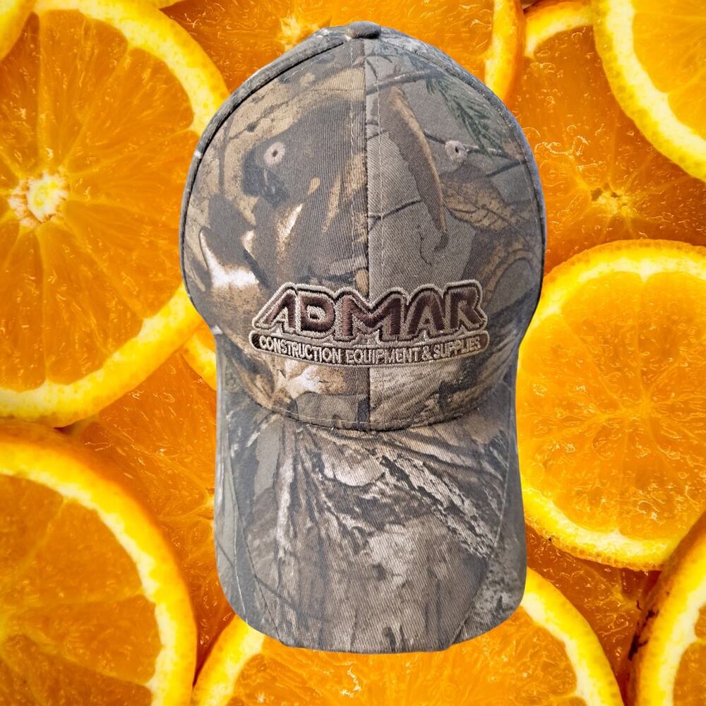 ADMAR Construction Camo‎ Hook and Loop Closure baseball Hat Cap